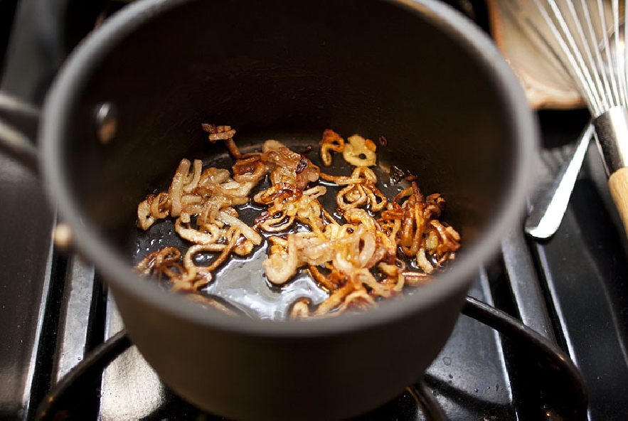 Zuppa di zucca con scalogni croccanti - Step 1 - Immagine 2