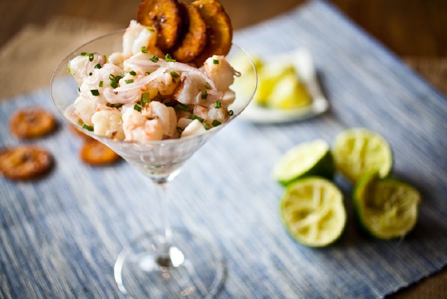 Ceviche di capesante e gamberetti - Manjoo