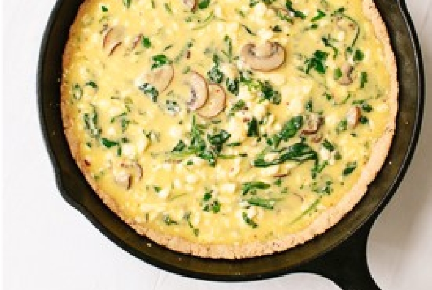 Quiche di rucola e funghi con farina di mandorle - Step 4 - Immagine 2