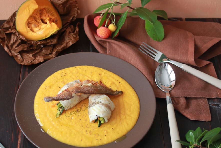 Involtini di branzino con crema di zucca e ricotta - Step 8 - Immagine 1