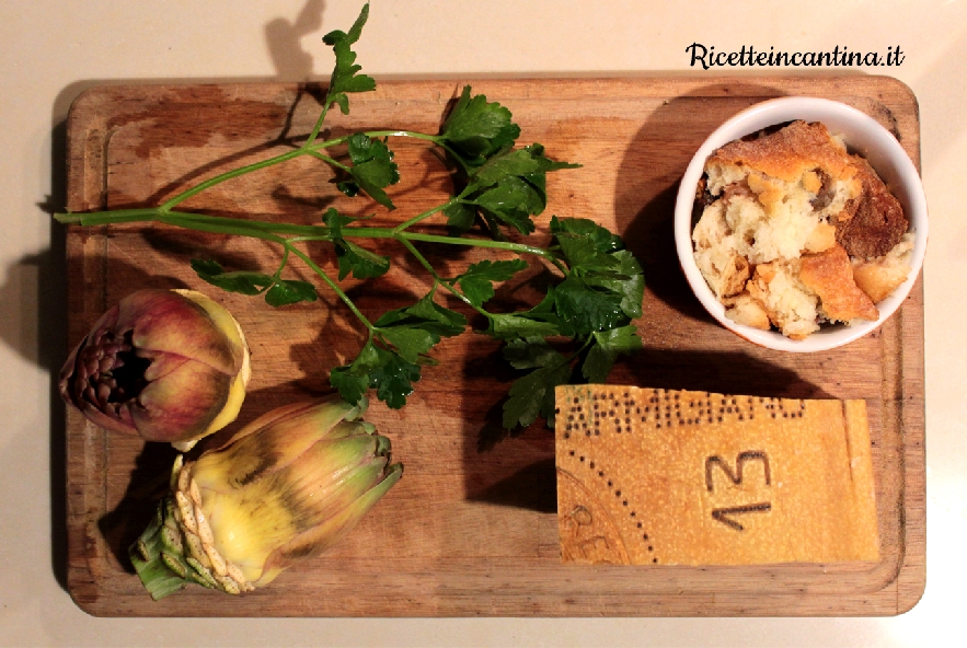 Carciofi ripieni al parmigiano croccante - Step 1 - Immagine 1