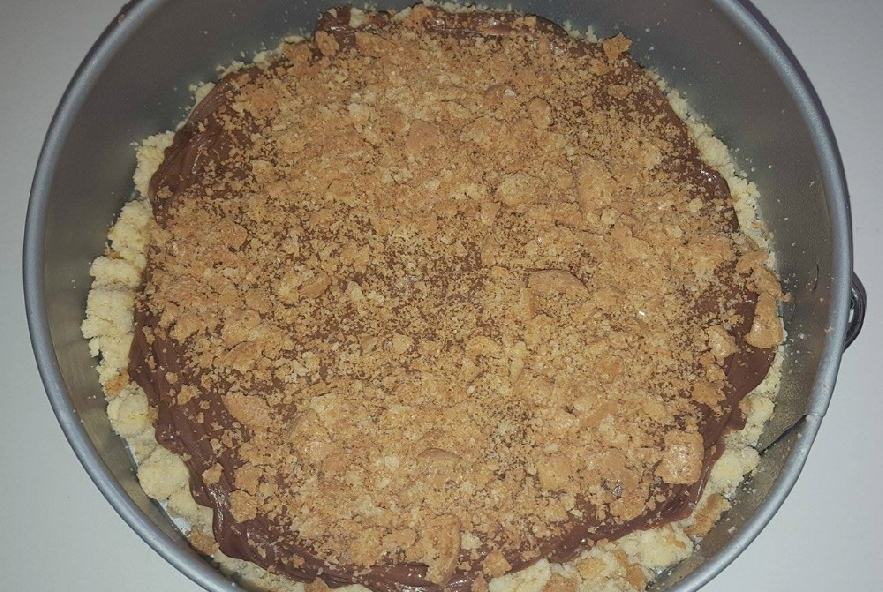 Torta sbriciolata alla nutella e mascarpone! - Step 3 - Immagine 1