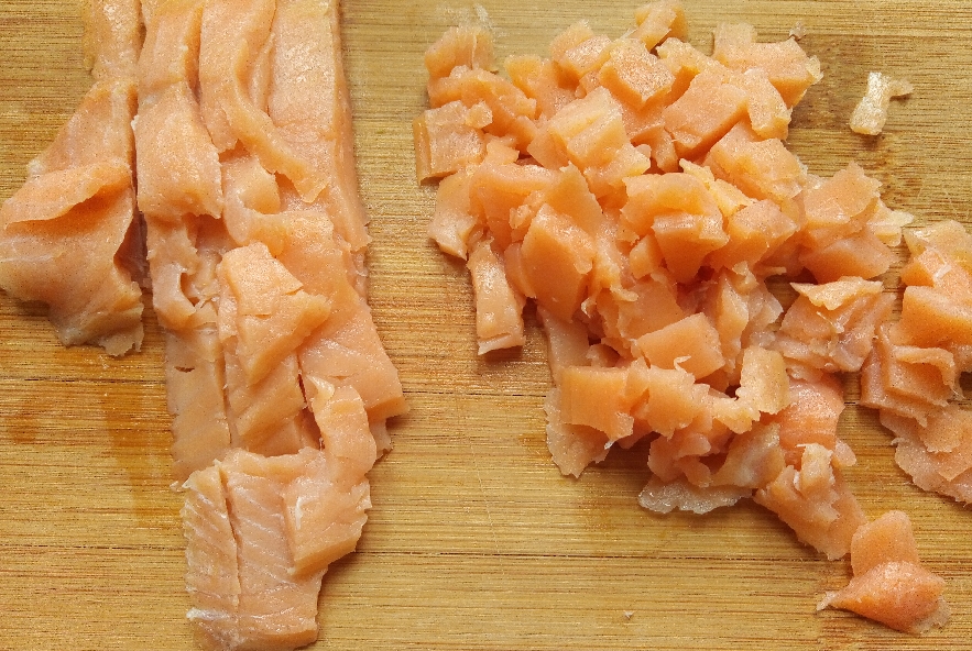 Tartare di salmone affumicato, finocchi e lime - Step 1 - Immagine 1