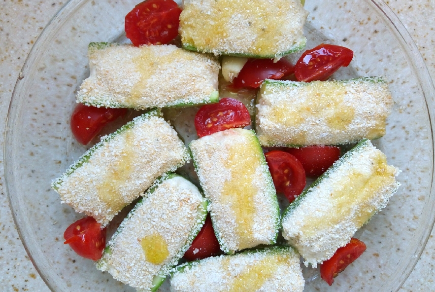 Zucchine ripiene di mozzarella - Step 4 - Immagine 1