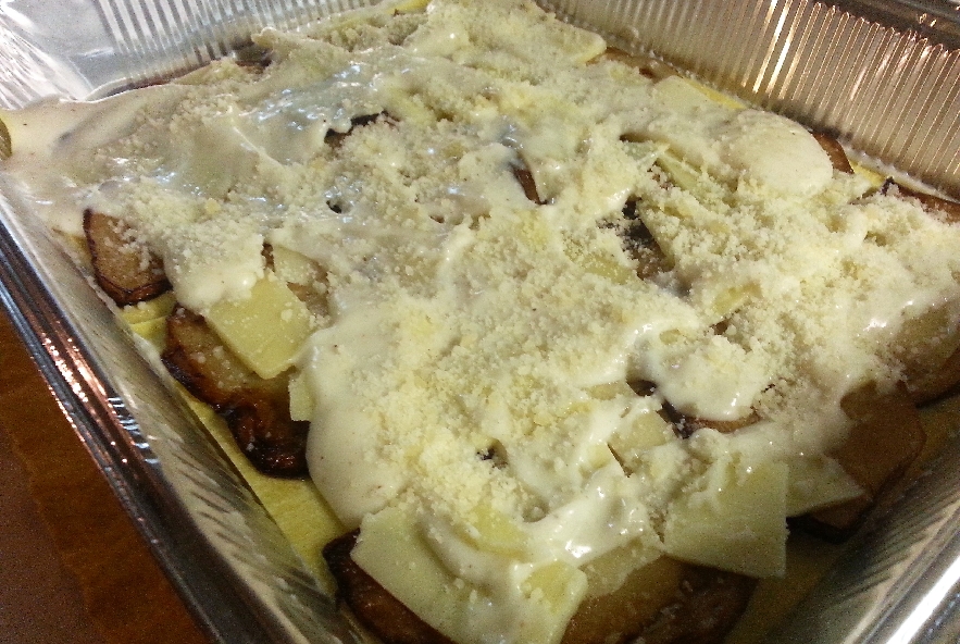 Lasagne con melanzana, sedano rapa e caciocavallo - Step 4 - Immagine 5