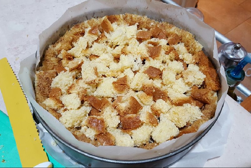 Crumble di pandoro con crema e nutella - Step 5 - Immagine 1