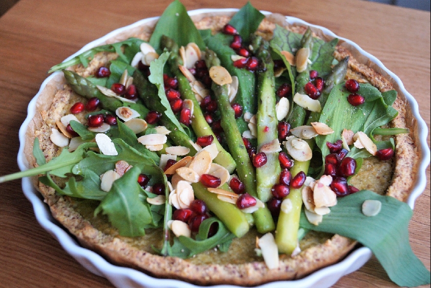 Tarte di miglio con crema di piselli ed asparagi - Step 8 - Immagine 1