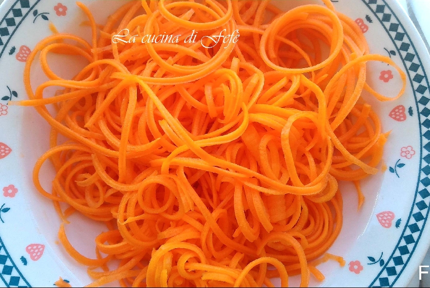 Spaghetti di carote con lenticchie e zenzero - Step 1 - Immagine 1