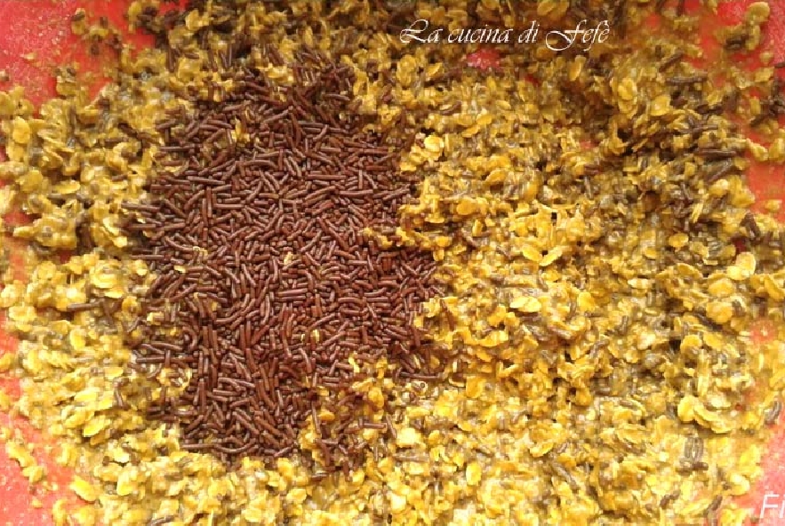 Cookies con fiocchi di avena e cioccolato - Step 2 - Immagine 1