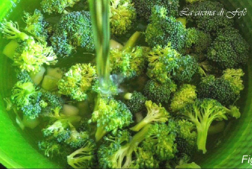 Zuppa di cereali e ceci in crema di broccoli - Step 2 - Immagine 1