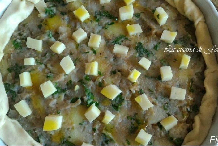 Quiche con patate, topinambur e tuma - Step 8 - Immagine 1