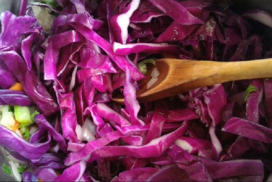 Quinoa con cavolo rosso e zucca - Step 1 - Immagine 1