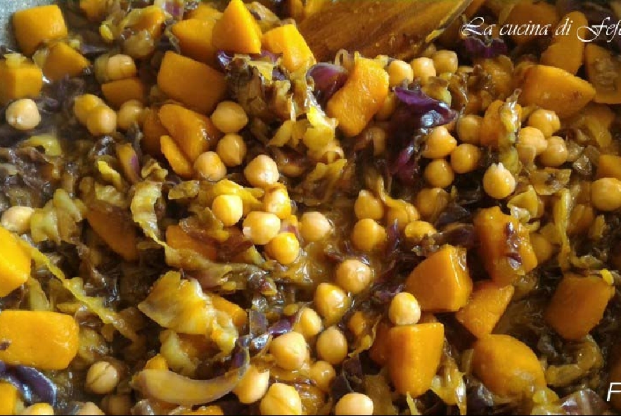 Cous cous con zucca, radicchio e mandorle - Step 8 - Immagine 1