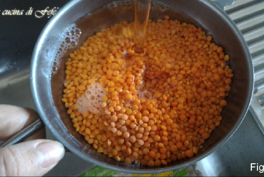 Flan di lenticchie rosse - Step 1 - Immagine 1