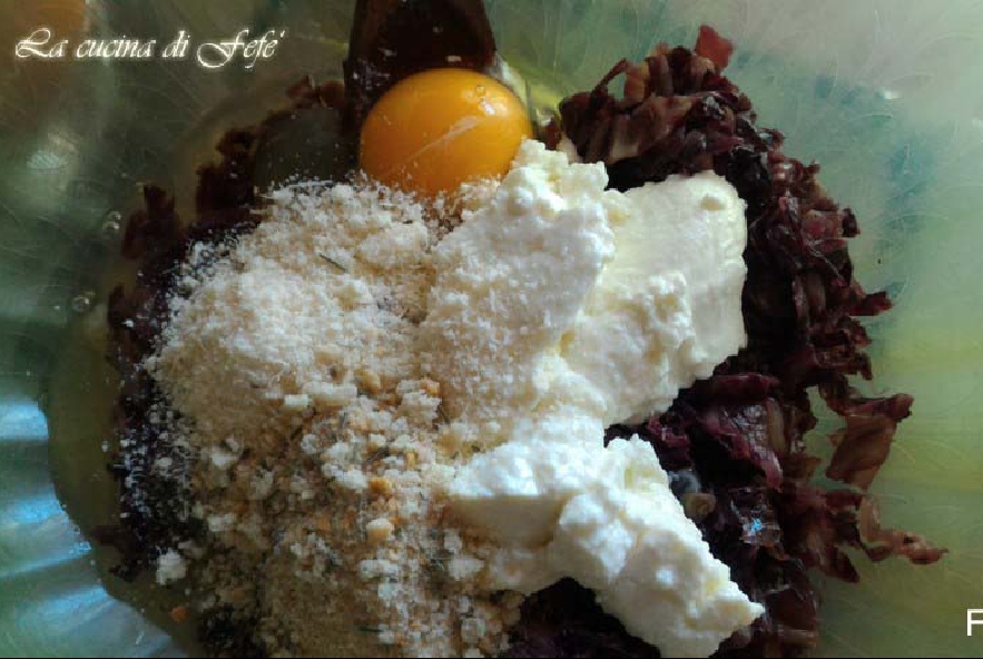 Polpette di radicchio e ricotta al forno - Step 2 - Immagine 2