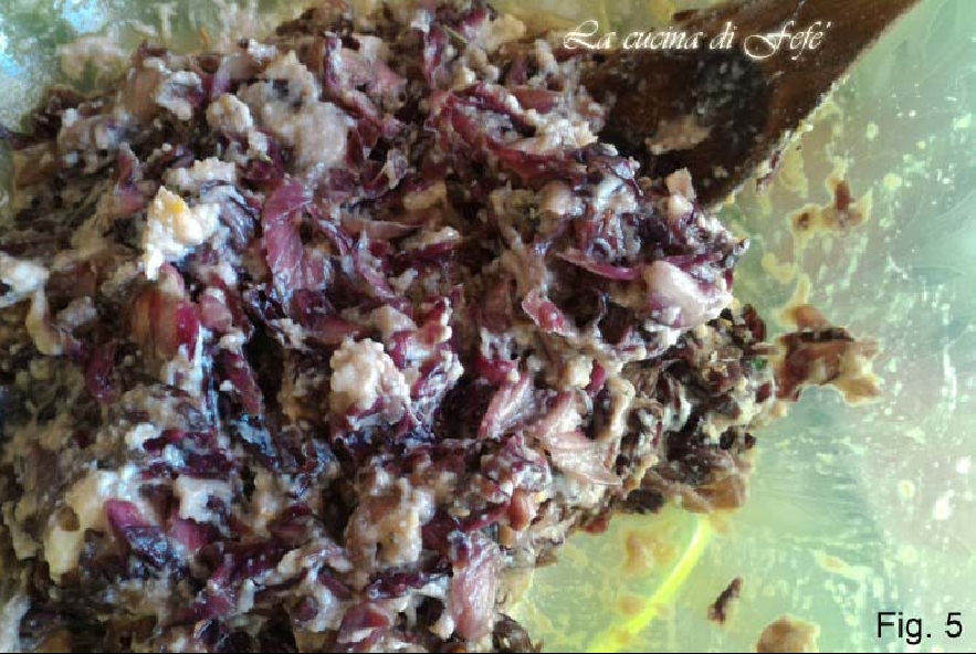 Polpette di radicchio e ricotta al forno - Step 3 - Immagine 1