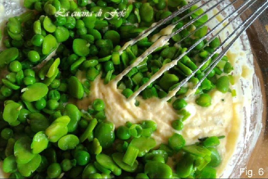 Cake salato al farro con legumi primaverili - Step 4 - Immagine 1