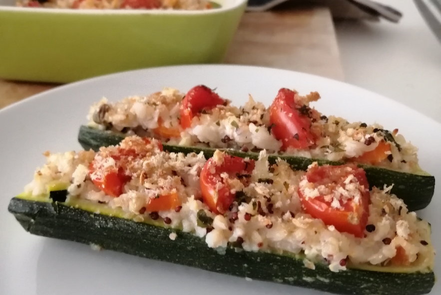 Barchette di zucchine con mix di cereali e verdure - Step 5 - Immagine 1