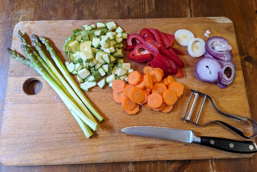 Risotto primavera con verdure fresche - Step 1 - Immagine 1