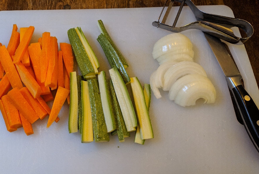 Tofu alle verdure croccanti e soia - Step 1 - Immagine 1