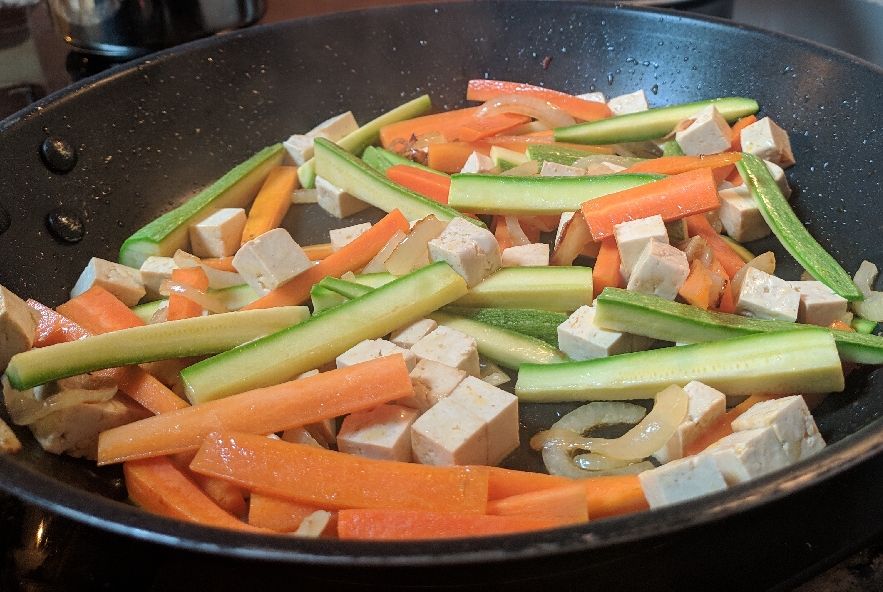 Tofu alle verdure croccanti e soia - Step 1 - Immagine 4