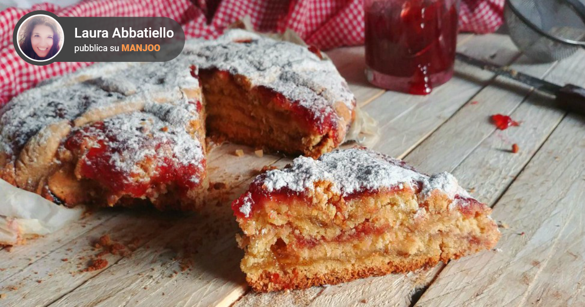 Ricetta Crostata A Strati Con Marmellata Doppia Manjoo