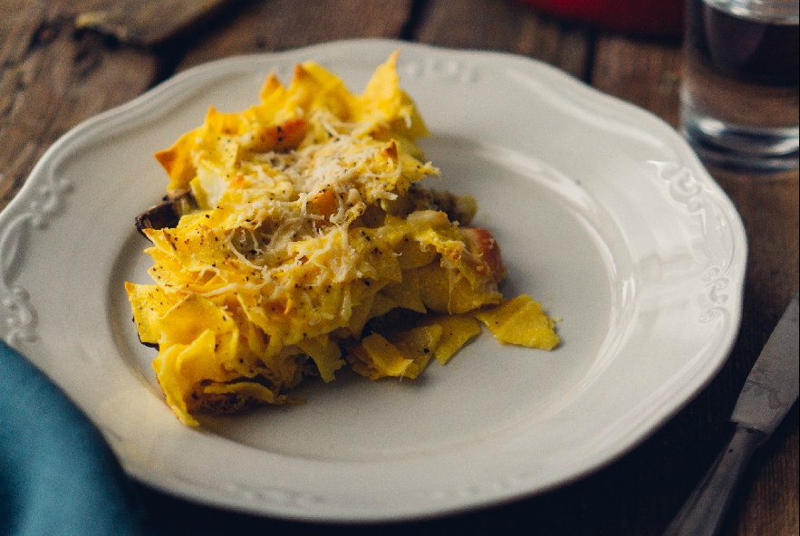 Ricetta Timballo maltagliati e carciofi in frittata - Manjoo