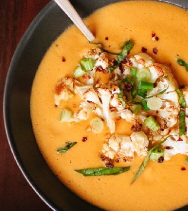 Vellutata di cavolfiore al curry