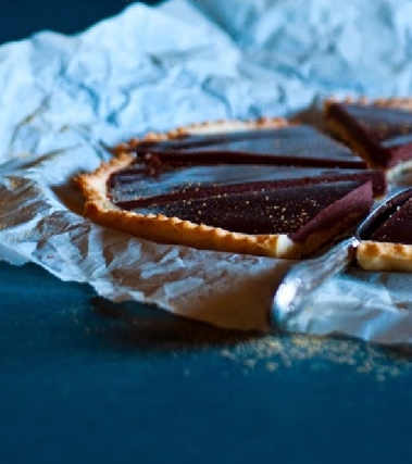 Torta fine al cioccolato e zenzero