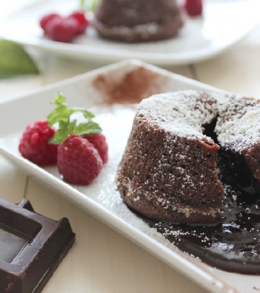 Tortino al cioccolato con cuore fondente