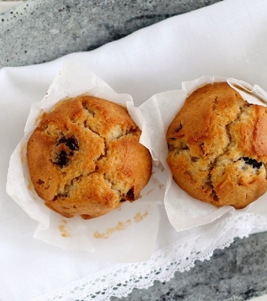 Muffin ai mirtilli rossi