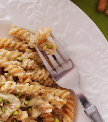 Pasta al pesto di pistacchio