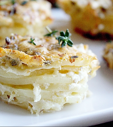 Tortino di patate al parmigiano