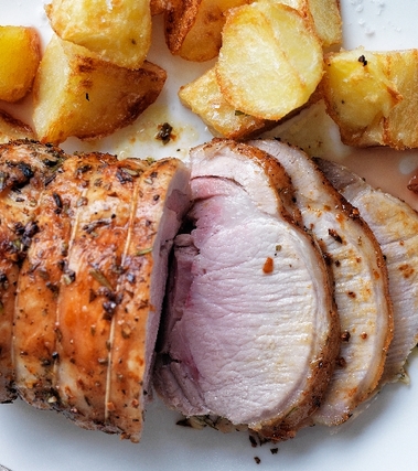 Lonza di maiale arrosto