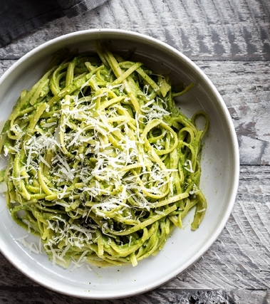 Linguine al pesto di rucola