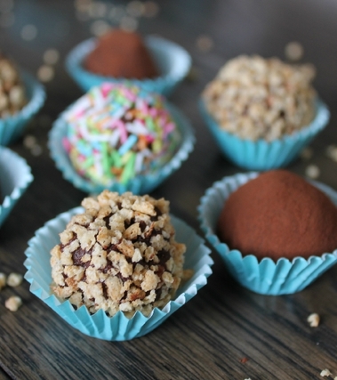 Piccoli tartufi al cioccolato