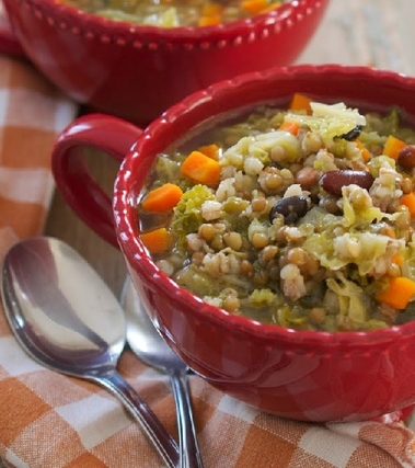 Zuppa con cavolo