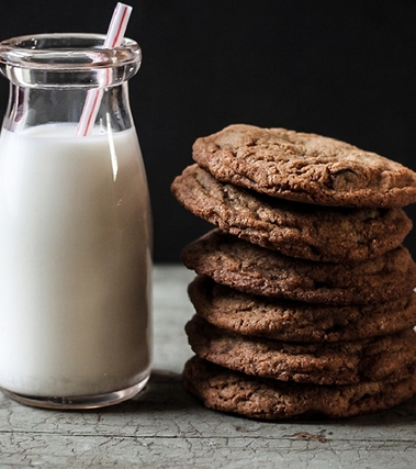 Biscotti integrali al cioccolato