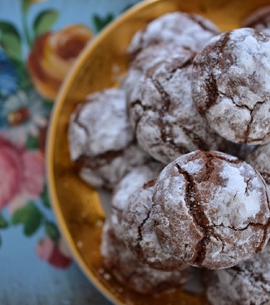 Biscotti al cioccolato al cuore morbido