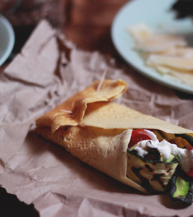 Piadine vegane, in due ingredienti