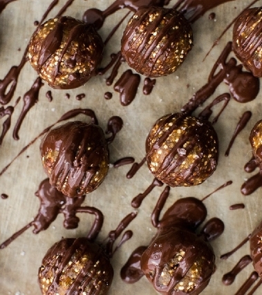 Palline di quinoa al cioccolato