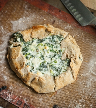 Galette salata con ricotta e bietola