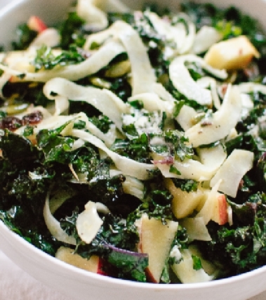 Insalata di cavoli ricci, finocchi e mele