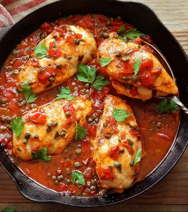 Pollo alla marinara