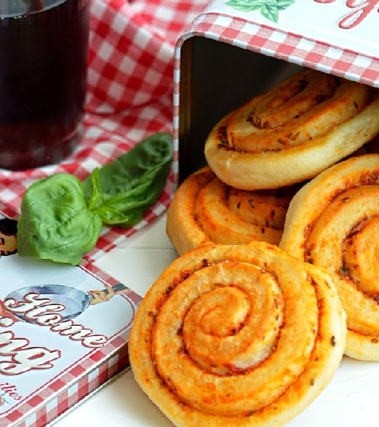 Girelle di pan-mozzarella