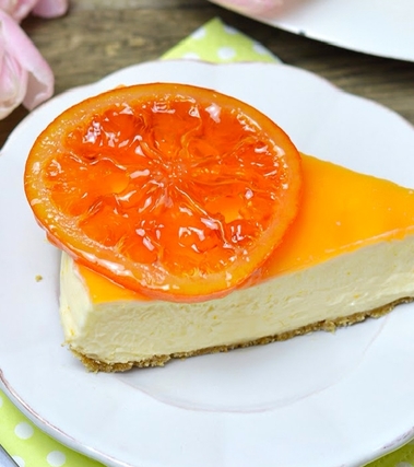 Cheesecake all'arancia