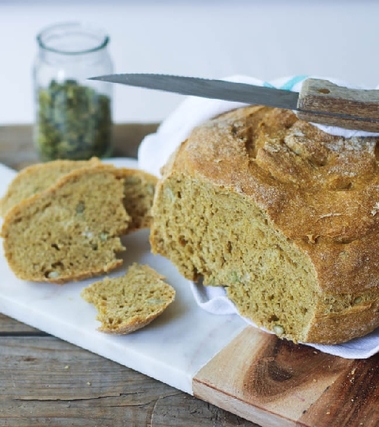 Pane rustico zucca e curry