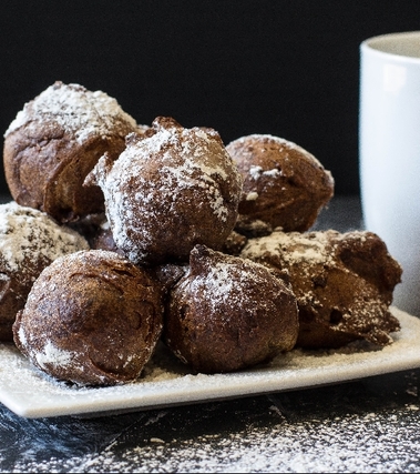 Zeppole al caffè e cardamomo