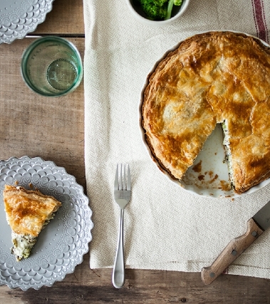 Quiche con broccoli e gorgonzola