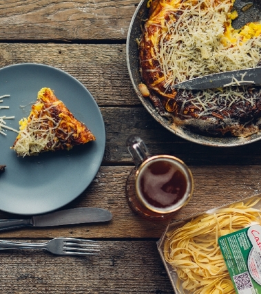 Tagliatelle in frittata